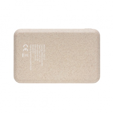 Logo trade promotional items picture of: Cork and Wheat 5.000 mAh pocket powerbank