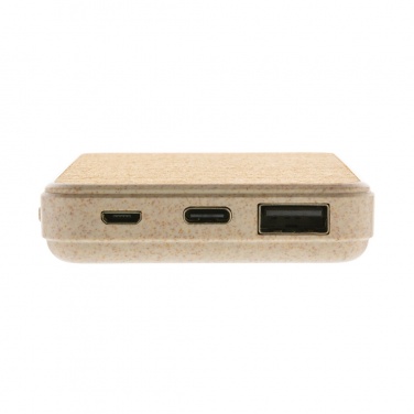 Logo trade promotional items picture of: Cork and Wheat 5.000 mAh pocket powerbank