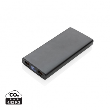 Logo trade corporate gifts image of: Aluminium 18W 10.000 mAh PD Powerbank