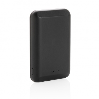 Logo trade promotional merchandise picture of: Magnetic 5.000 mAh 5W wireless powerbank