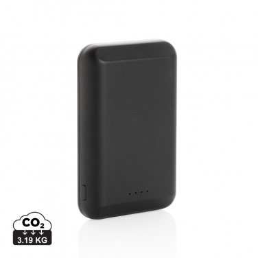 Logotrade promotional merchandise image of: Magnetic 5.000 mAh 5W wireless powerbank