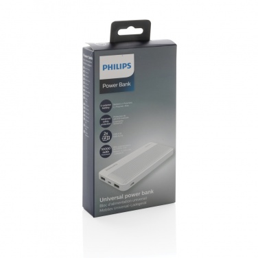 Logo trade promotional product photo of: Philips 10.000 mAh slim powerbank