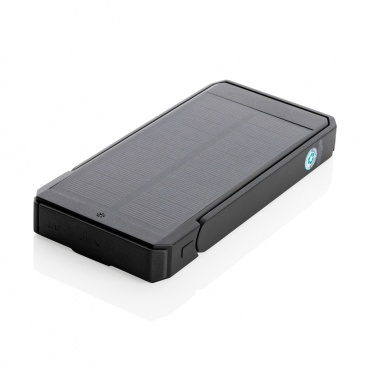 Logotrade promotional merchandise photo of: Skywave RCS recycled plastic solar powerbank 10000 mAh