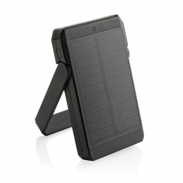 Logotrade business gift image of: Skywave RCS rplastic solar powerbank 5000 mAh 10W wireless