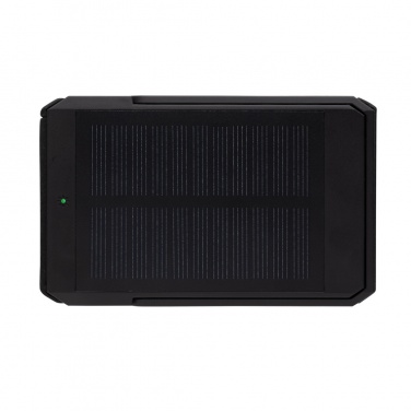 Logo trade advertising products image of: Skywave RCS rplastic solar powerbank 5000 mAh 10W wireless