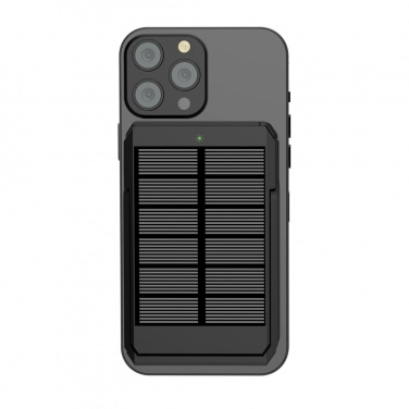 Logotrade business gift image of: Skywave RCS rplastic solar powerbank 5000 mAh 10W wireless