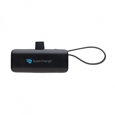 Logo trade promotional merchandise image of: Powerlink RCS rplastic 3000 mah powerbank USB C connector