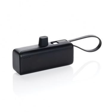 Logo trade promotional gifts image of: Powerlink RCS rplastic 3000 mAh powerbank iOS connector