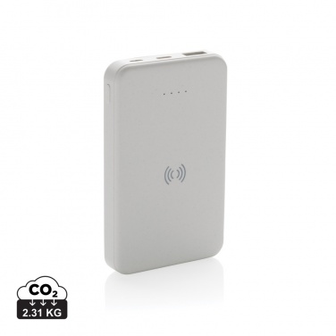 Logotrade advertising products photo of: RCS recycled plastic 5.000 mAh 5W wireless powerbank