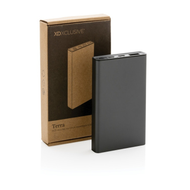 Logotrade corporate gift image of: Terra RCS recycled aluminium powerbank 5.000 mAh