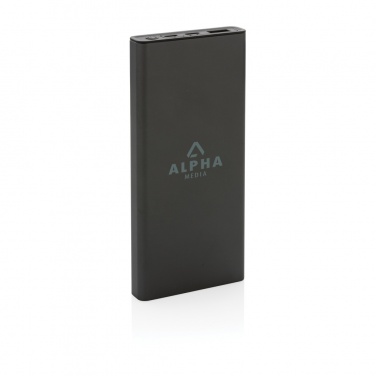 Logotrade promotional product picture of: Terra RCS recycled 18W aluminium powerbank 10.000 mAh