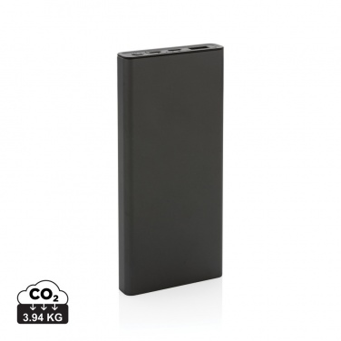 Logotrade business gift image of: Terra RCS recycled 18W aluminium powerbank 10.000 mAh