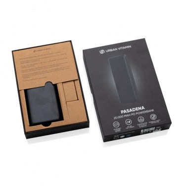 Logotrade promotional giveaway picture of: Urban Vitamin Pasadena 20.000 mAh 18W PD powerbank