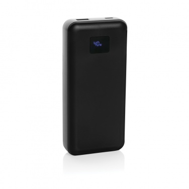 Logo trade promotional giveaways image of: Gridley RCS rplastic 20000 65W laptop powerbank