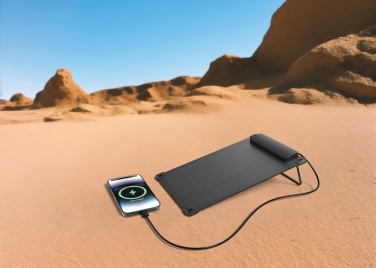 Logo trade promotional giveaways picture of: Solarpulse rplastic portable solar panel 5W