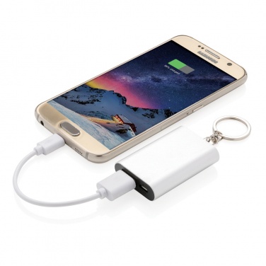 Logo trade promotional merchandise photo of: 1.000 mAh keychain powerbank