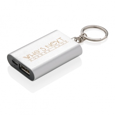 Logo trade promotional product photo of: 1.000 mAh keychain powerbank