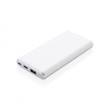 Logo trade promotional gifts image of: Ultra fast 10.000 mAh powerbank with PD