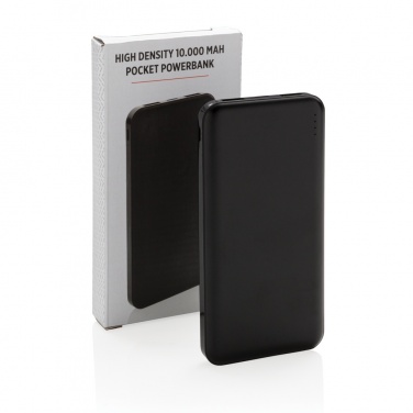 Logo trade promotional gift photo of: High Density 10.000 mAh Pocket Powerbank