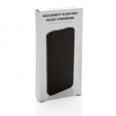 Logo trade corporate gift photo of: High Density 10.000 mAh Pocket Powerbank