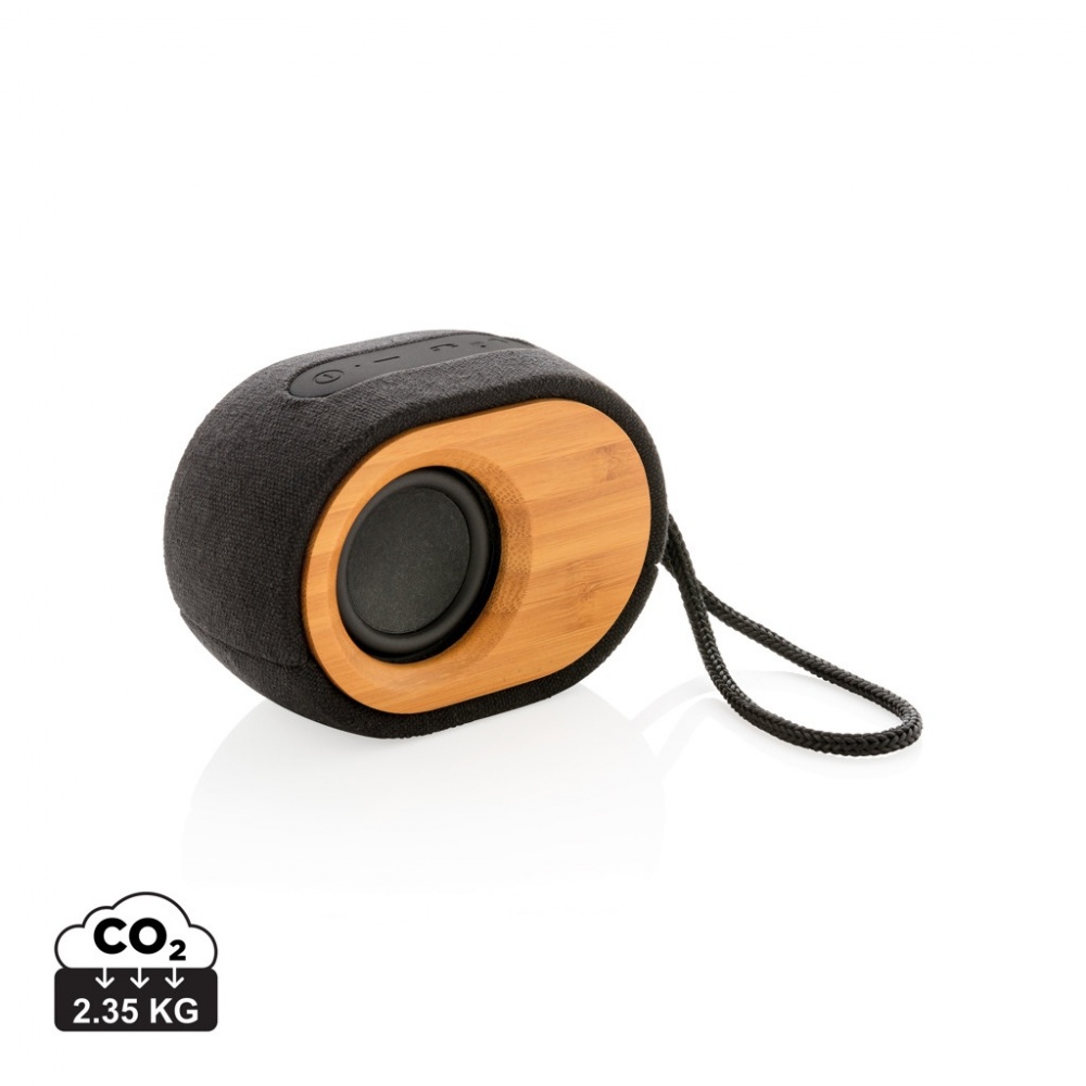 Logo trade promotional items image of: Bamboo X  speaker