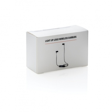 Logo trade business gift photo of: Light up logo wireless earbuds