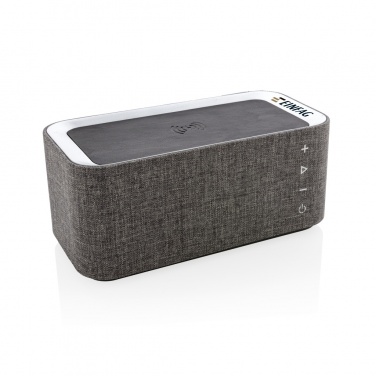 Logotrade promotional merchandise image of: Vogue wireless charging speaker