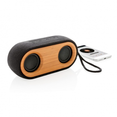 Logotrade advertising products photo of: Bamboo X double speaker