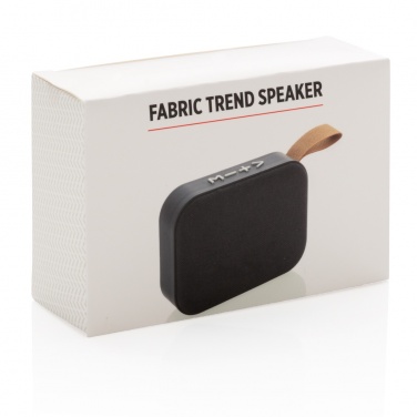 Logo trade promotional items picture of: Fabric trend speaker