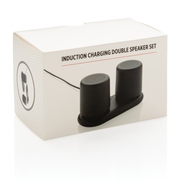 Logotrade promotional gift image of: Double induction charging speaker