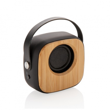 Logotrade promotional item image of: Bamboo 3W Wireless Fashion Speaker