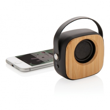 Logotrade corporate gifts photo of: Bamboo 3W Wireless Fashion Speaker