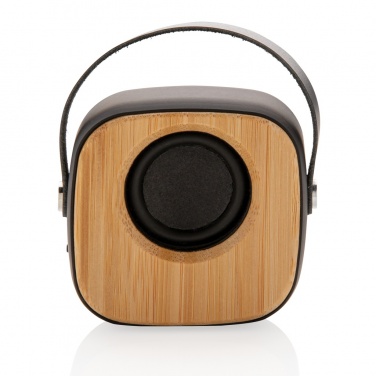 Logotrade corporate gift image of: Bamboo 3W Wireless Fashion Speaker