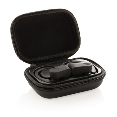 Logo trade promotional products picture of: TWS sport earbuds in charging case