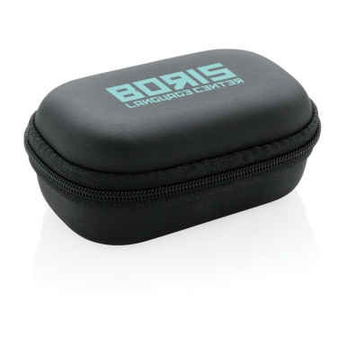 Logo trade promotional merchandise image of: TWS sport earbuds in charging case