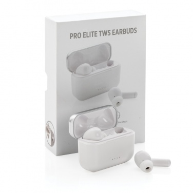 Logo trade promotional merchandise image of: Pro Elite TWS earbuds