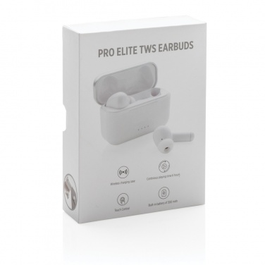 Logo trade promotional gift photo of: Pro Elite TWS earbuds