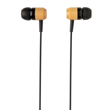 Logotrade promotional merchandise photo of: Bamboo wireless earbuds