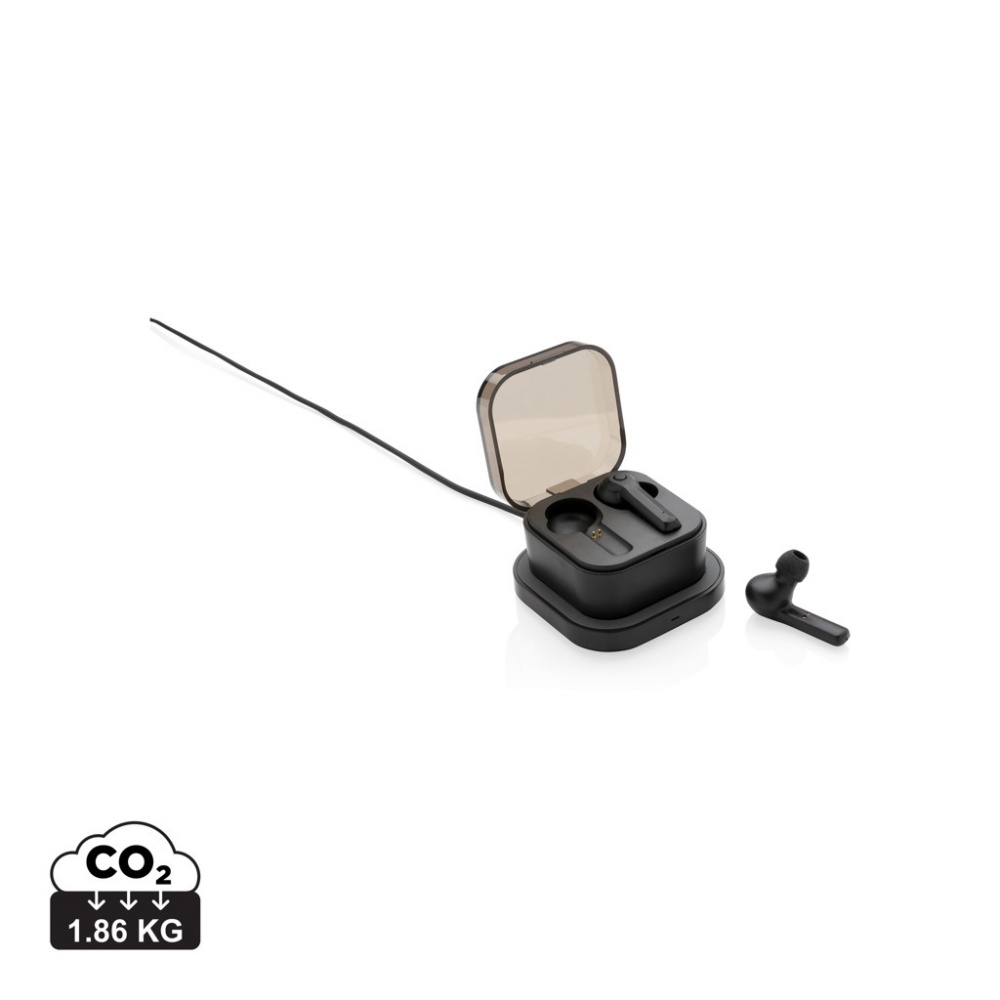 Logotrade promotional product picture of: TWS earbuds in wireless charging case