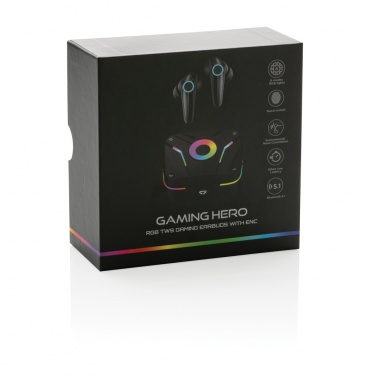 Logotrade corporate gifts photo of: RGB gaming earbuds with ENC