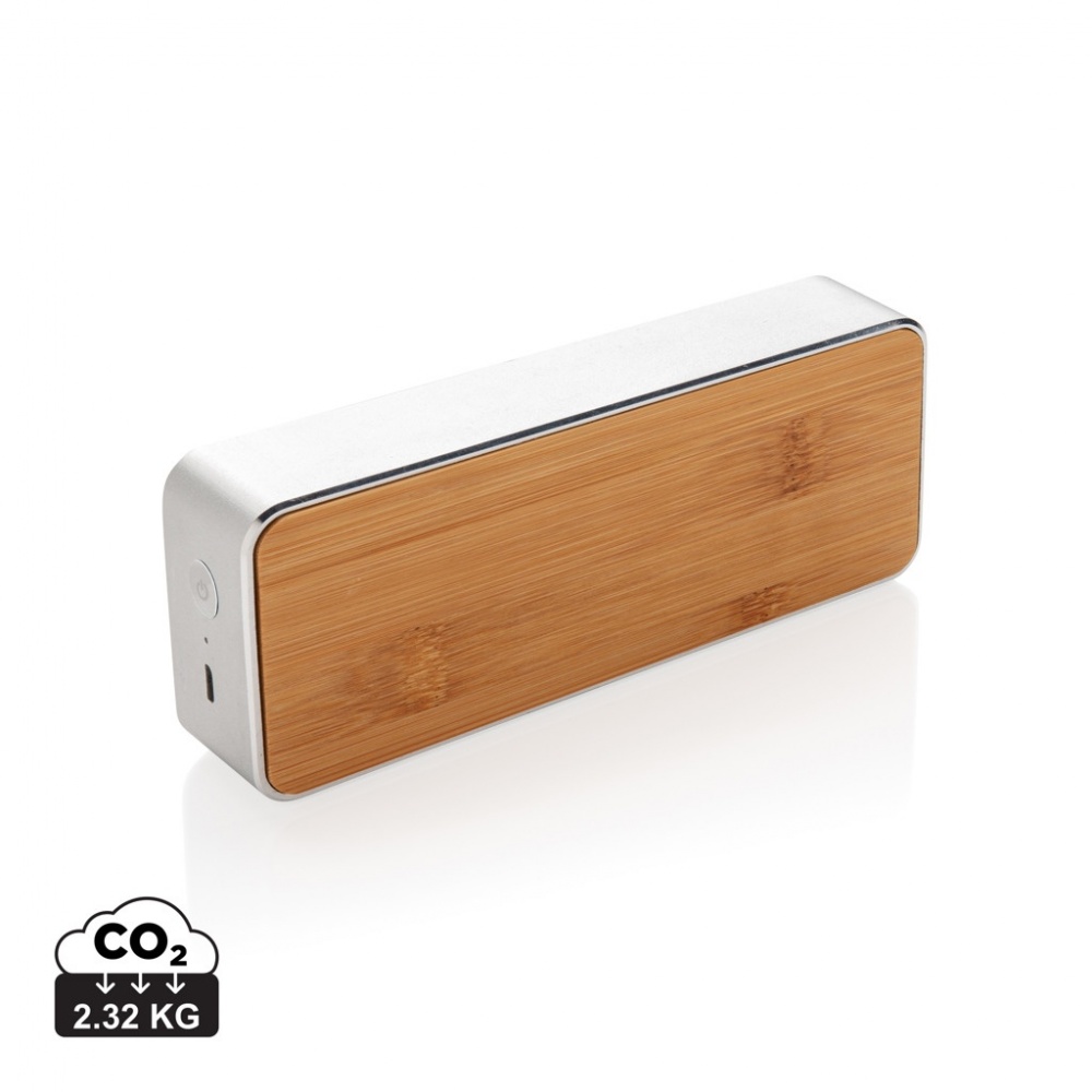 Logotrade promotional merchandise picture of: Nevada Bamboo 3W wireless speaker