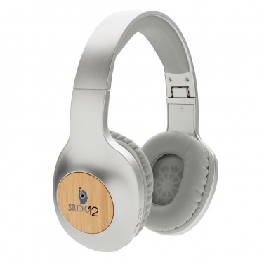 Logotrade promotional item image of: Dakota Bamboo wireless headphone