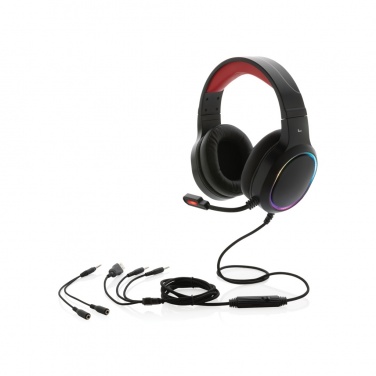 Logo trade promotional item photo of: RGB gaming headset