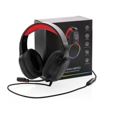 Logo trade promotional giveaways picture of: RGB gaming headset