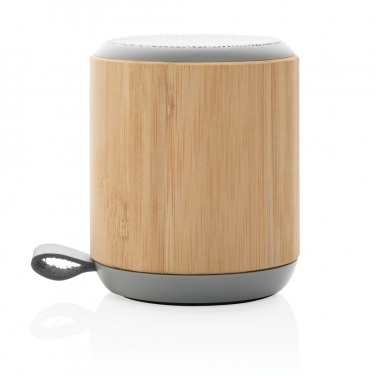 Logotrade promotional giveaway picture of: Bamboo and fabric 3W wireless speaker