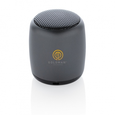 Logo trade promotional gift photo of: Mini aluminium wireless speaker