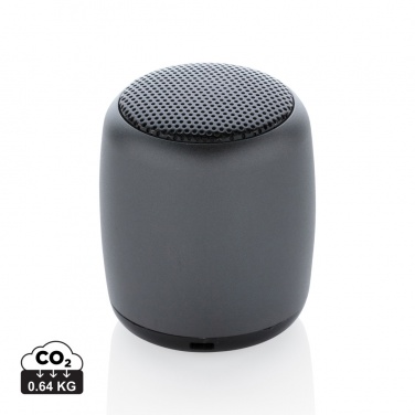 Logo trade promotional item photo of: Mini aluminium wireless speaker