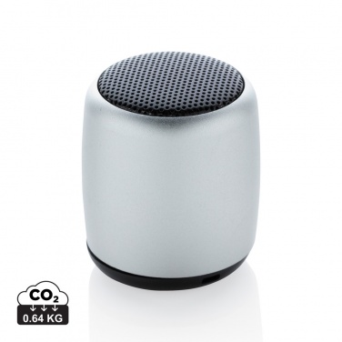 Logo trade promotional gift photo of: Mini aluminium wireless speaker