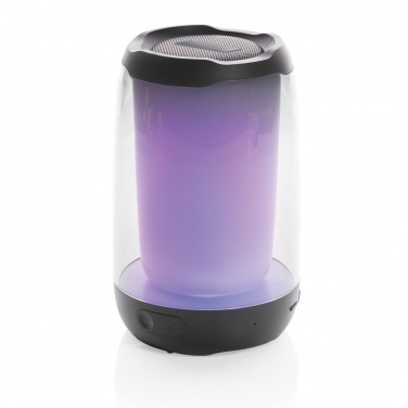 Logo trade promotional merchandise photo of: RCS recycled plastic Lightboom 5W speaker