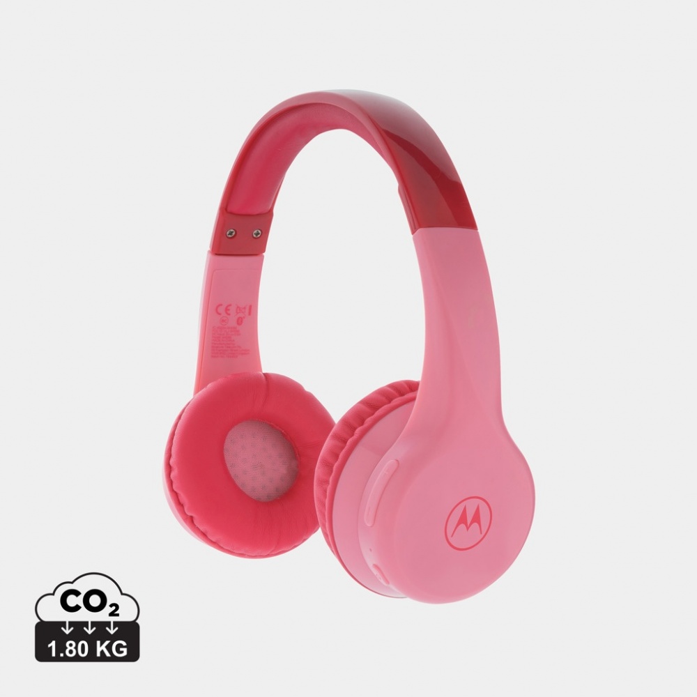 Logo trade business gift photo of: Motorola JR 300 kids wireless safety headphone